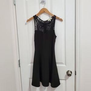 Monteau Romantic Heart shaped Lace Dress